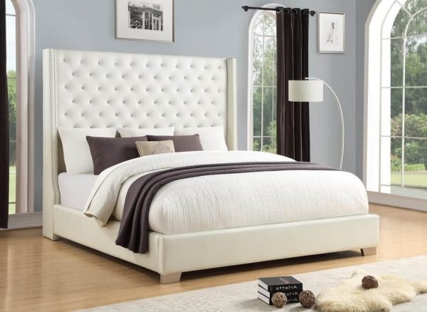 Bed queen hh323 white