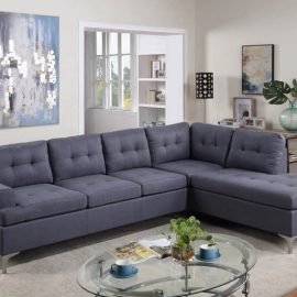 Sectional vintage line grey