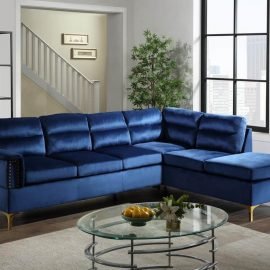 Sectional vogue blue