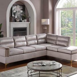 Sectional vogue silver