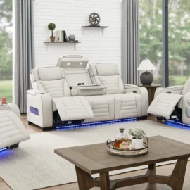 3 Piece Power Reclining Set Tokyo Sand