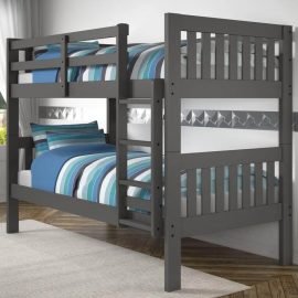 Bunk Bed 1010 - TwinTwin Grey