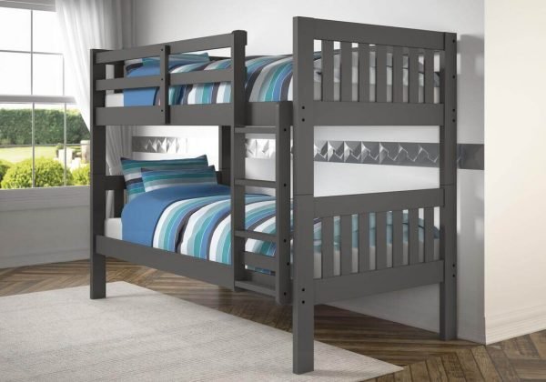 Bunk Bed 1010 - TwinTwin Grey