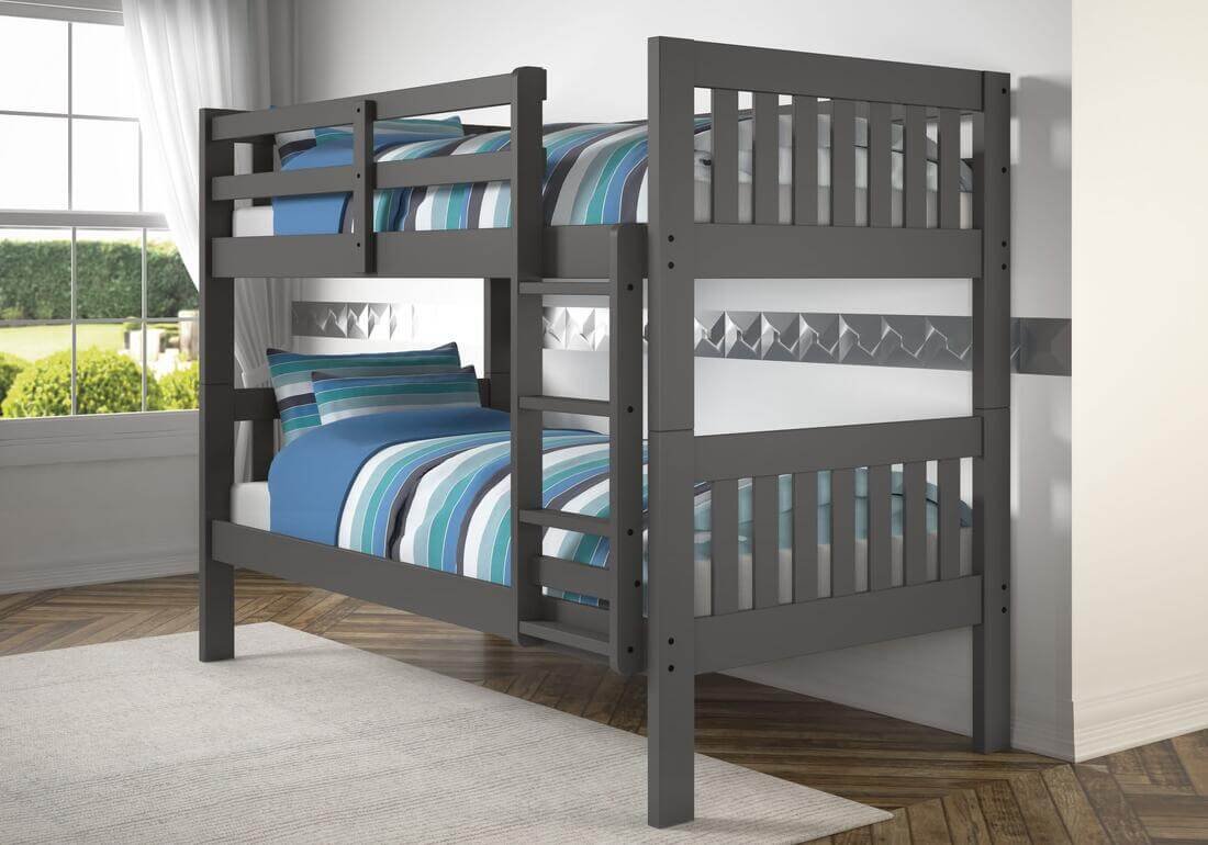 Bunk Bed 1010 Twintwin Grey Vanss Electronics Houston 2352