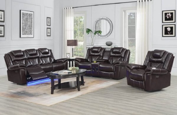 Reclining Set Alexa 3pc Power