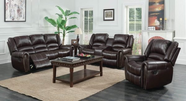 Reclining Set lexington gel brown