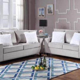 Sofa & loveseat cinderella-gray