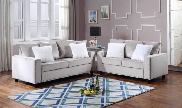 Sofa & loveseat cinderella-gray