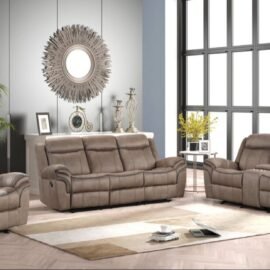 3 Piece Power Reclining Set andres brown