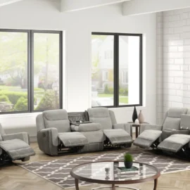 3 Piece Power Reclining Set lisagray