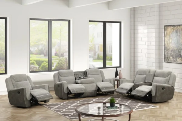 3 Piece Power Reclining Set lisagray