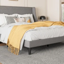 Bed Queen AMZ7 Gray bed